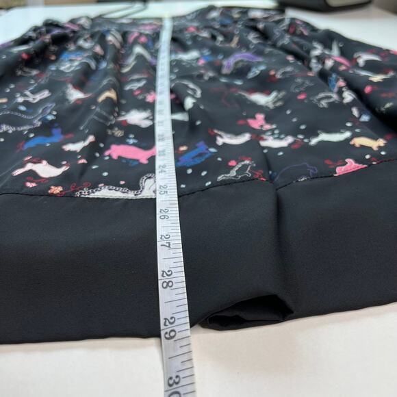 Erin Fetherston For Target Dress Multicolor Rabbit Novelty Fit and Flare Size 9 - Picture 14 of 16